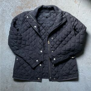 J. Crew Black Quilted Jacket